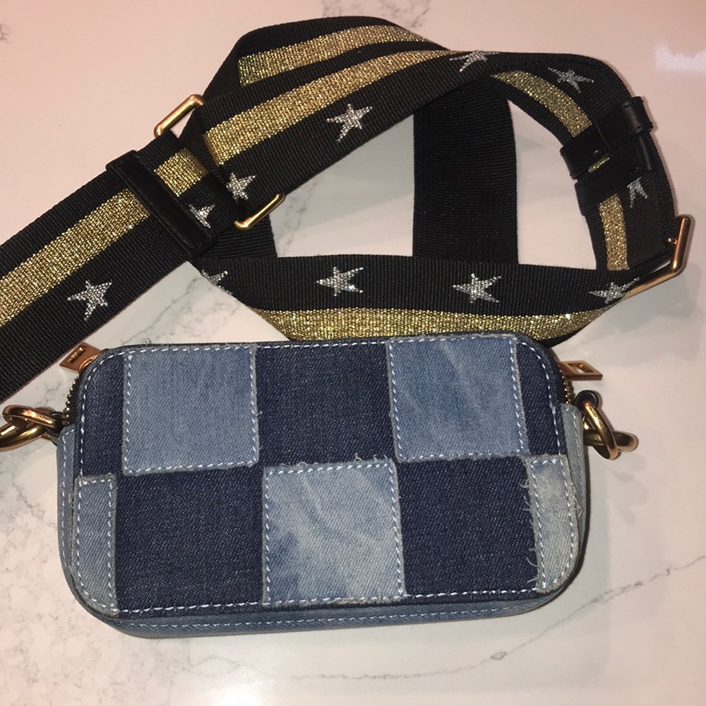 Marc Jacobs denim patch snapshot crossbody bag - Picture 6 of 11
